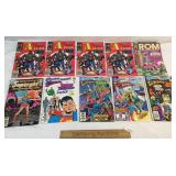 Lot of 10 Comic Books, Vintage