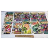 Lot of 10 Comic Books, Vintage
