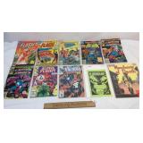 Lot of 10 Comic Books, Vintage