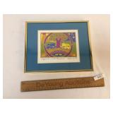 Print, Elephants and the Tree of Love by Holly Bun