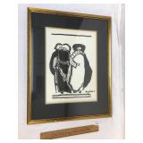 Original Watercolor Art Painting by A. Jones