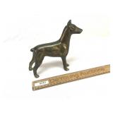 Brass or Bronze Dog Figure, Statue or Figurine