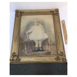 Portrait, Photograph or Charcoal Drawing, Antique