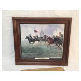 Print, Gettysburg, Civil War Theme, by M. Kunstler
