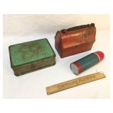 Lot of 2 Metal Lunch Boxes, Vintage