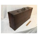 Tool Box, Wood or Wooden, Vintage or Antique