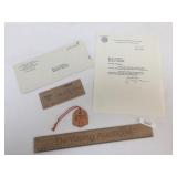 J. Edgar Hoover Autographed Letter