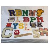 Lot of 20 School Letter Patches