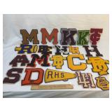 Lot of 20 School Letter Patches