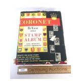 The Coronet Stamp Album with Stamp Collection, Vin