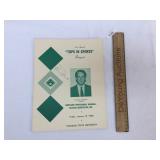 Tippy Martinez Autographed Program