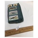 Cigarette Card Collection in Scrapbook, Vintage or