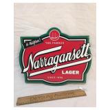 Narragansett Lager or Beer Metal Sign