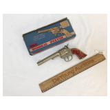 Cap Gun Toy, Hubley Rodeo Pistol, New Old Stock