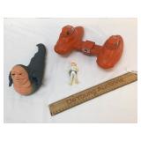 Lot of 3 Star Wars Figures or Toys, Vintage