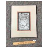 3D Stone Art in Deep Frame "The Exploration" by