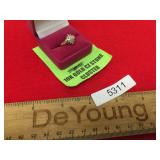 Ring, Gold with Cubic Zirconia Gems