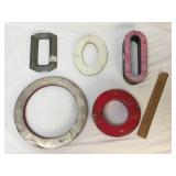 Lot of 5 Wood Letters for Signs, Vintage