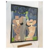 Print, Etching in Color by Valerey, Antique