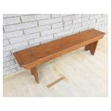 Bench, Wood or Wooden, Vintage or Antique