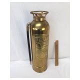 Fire Extinguisher, Brass, Vintage or Antique