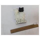 Cast Iron Doorstop, Twin Cats, Antique