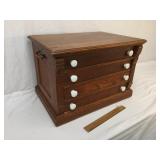 Spool Cabinet, Antique