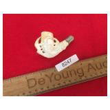 Clay Pipe, Claw Shaped, Antique