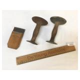 Lot of 3 Scrapers, Hog, Vintage or Antique