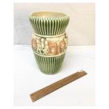 Vase with Cherub or Children , Pottery, Vintage or