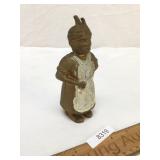 Cast Iron Coin Bank, Black Americana, Woman, Vinta