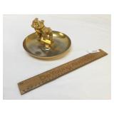 Mack Truck Bulldog Ashtray, Vintage