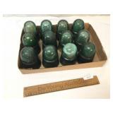 Lot of 12 Glass Insulators, Vintage or Antique