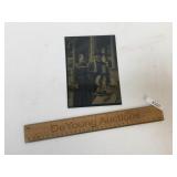 Tintype Photo, Early US Soldier with Wife and Daug