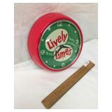 Lively Limes Clock