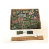 Lot of 25 Military Tanks and Dozens of Plastic Sol