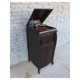 Silvertone Phonograph or Record Player, Antique