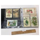 Lot of 54 Postcards, In 3 Ring Binder, Vintage or