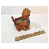 Fisher Price Pull Toy, he Cackling Hen 140, VIntag