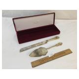 Cake Serving Cutlery Set, Vintage