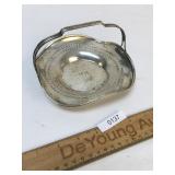 Sterling Silver Tray with Handle, Vintage or Antiq