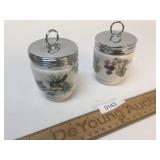 Lot of 2 Royal Worcester Egg Coddlers