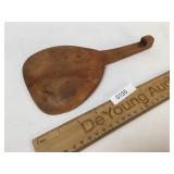 Butter Paddle or Scraper, Wood or Wooden, Antique