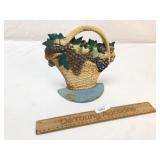 Door Stop, Fruit in Basket, Vintage or Antique