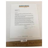 Sonny Bono Autographed Letter