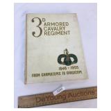 3rd Armored Cavalry Regiment Book, Vintage