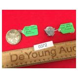 Lot of 2 WWII or WW2 Era German Nazi Pins