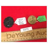 Lot of 2 WWI and WWII Era German Military Pins