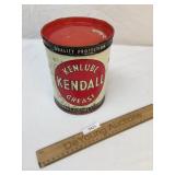 Kendall Grease Can, Vintage