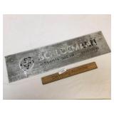 Schloemann Metal Sign, Vintage